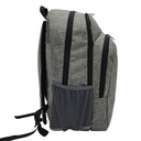 MOCHILA TRIPLE COMPARTIMENTO JEANS GRAY