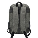 MOCHILA TRIPLE COMPARTIMENTO JEANS GRAY