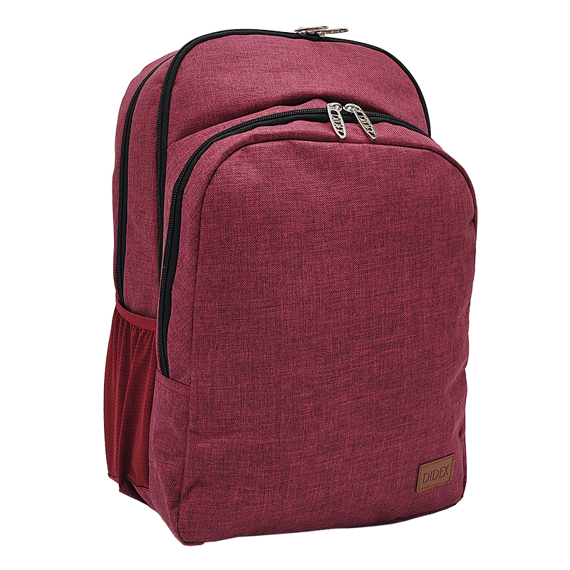 MOCHILA TRIPLE COMPARTIMENTO GARNET