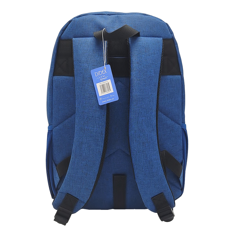 MOCHILA TRIPLE COMPARTIMENTO AZUL MARINO
