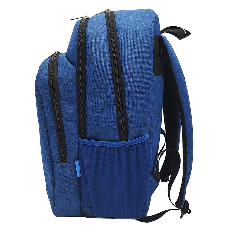 MOCHILA TRIPLE COMPARTIMENTO AZUL MARINO
