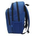 MOCHILA TRIPLE COMPARTIMENTO AZUL MARINO