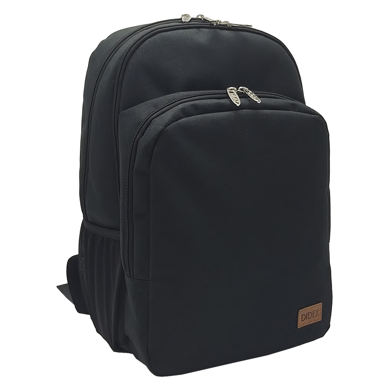 MOCHILA TRIPLE COMPARTIMENTO NEGRA