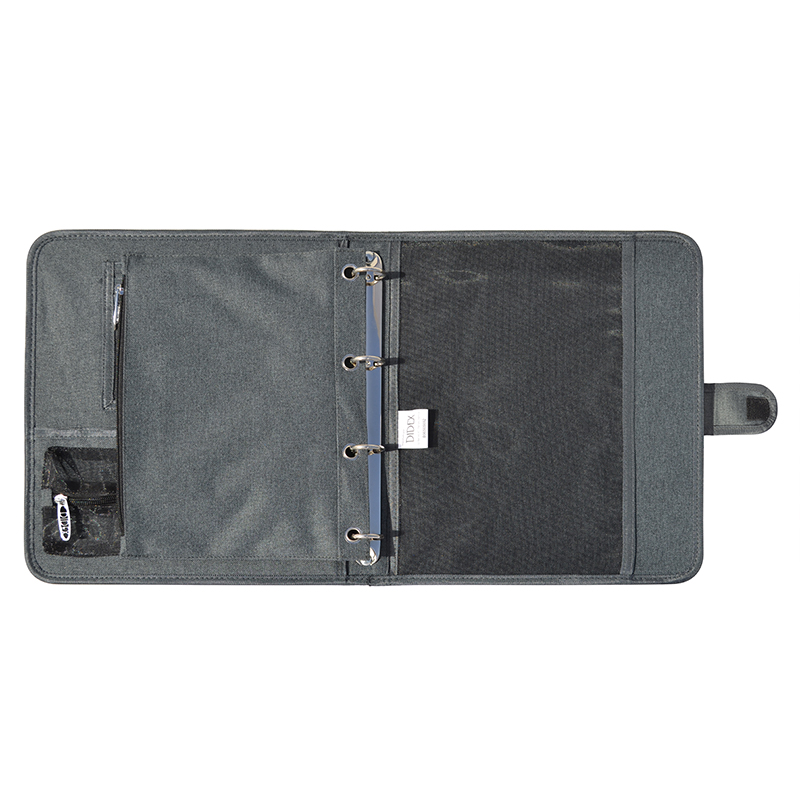 CARPETA ARCHIVADORA JEANS GRIS