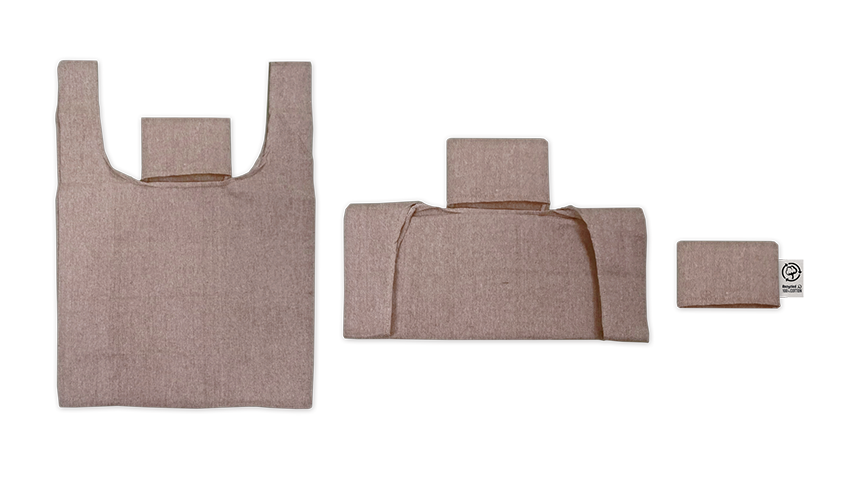 BOLSA PLEGABLE ALGODÓN RECICLADO