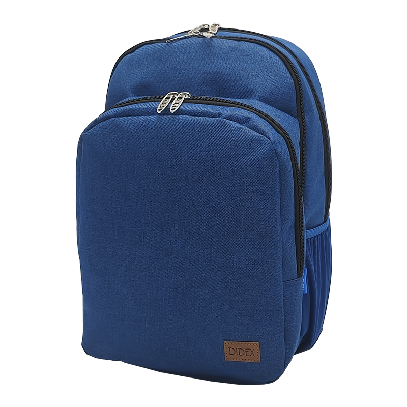 MOCHILA TRIPLE COMPARTIMENTO AZUL MARINO