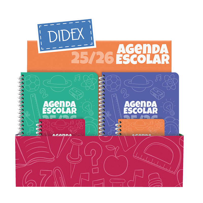 DISPLAY AGENDAS ESCOLAR BB 2025-26