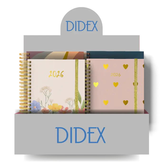 EXPOSITOR  AGENDA MASTER 2026 8 PCS SURTIDAS 