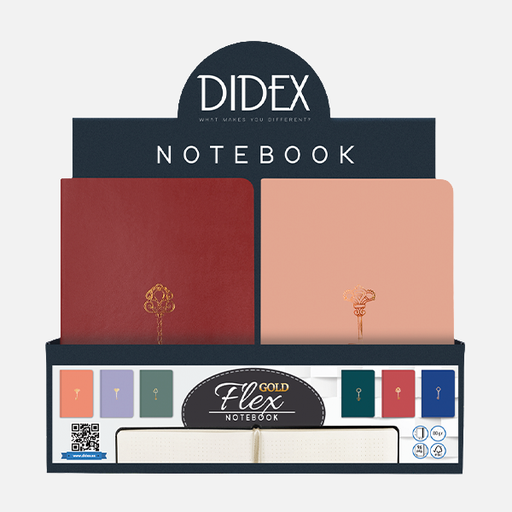 NOTEBOOK FLEX GOLD (21BL)