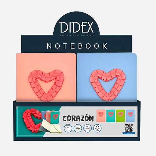 NOTEBOOK CORAZON (21BL) 