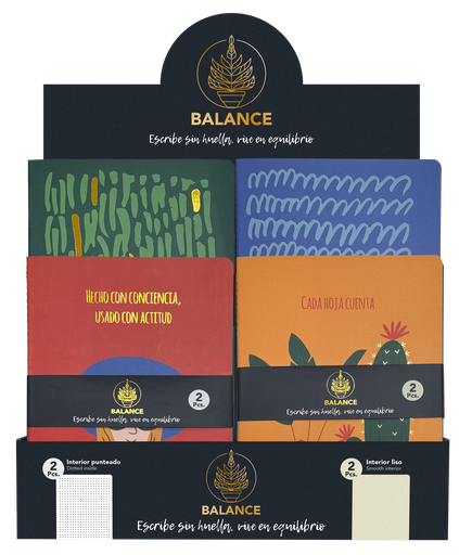 CUADERNO BALANCE SET 2 UNDS DIDEX  