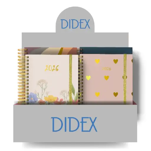 [25003371] EXPOSITOR  AGENDA MASTER 2026 8 PCS SURTIDAS 