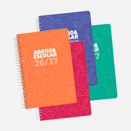 AGENDA ESCOLAR A5 DÍA PAGINA  DIDEX 2026-27