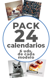[25004538] CALENDARIO 2027 CAJA SURTIDA 4 DISEÑOS 