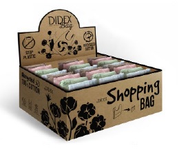 [30018637] BOLSA PLEGABLE ALGODÓN RECICLADO - SURTIDO
